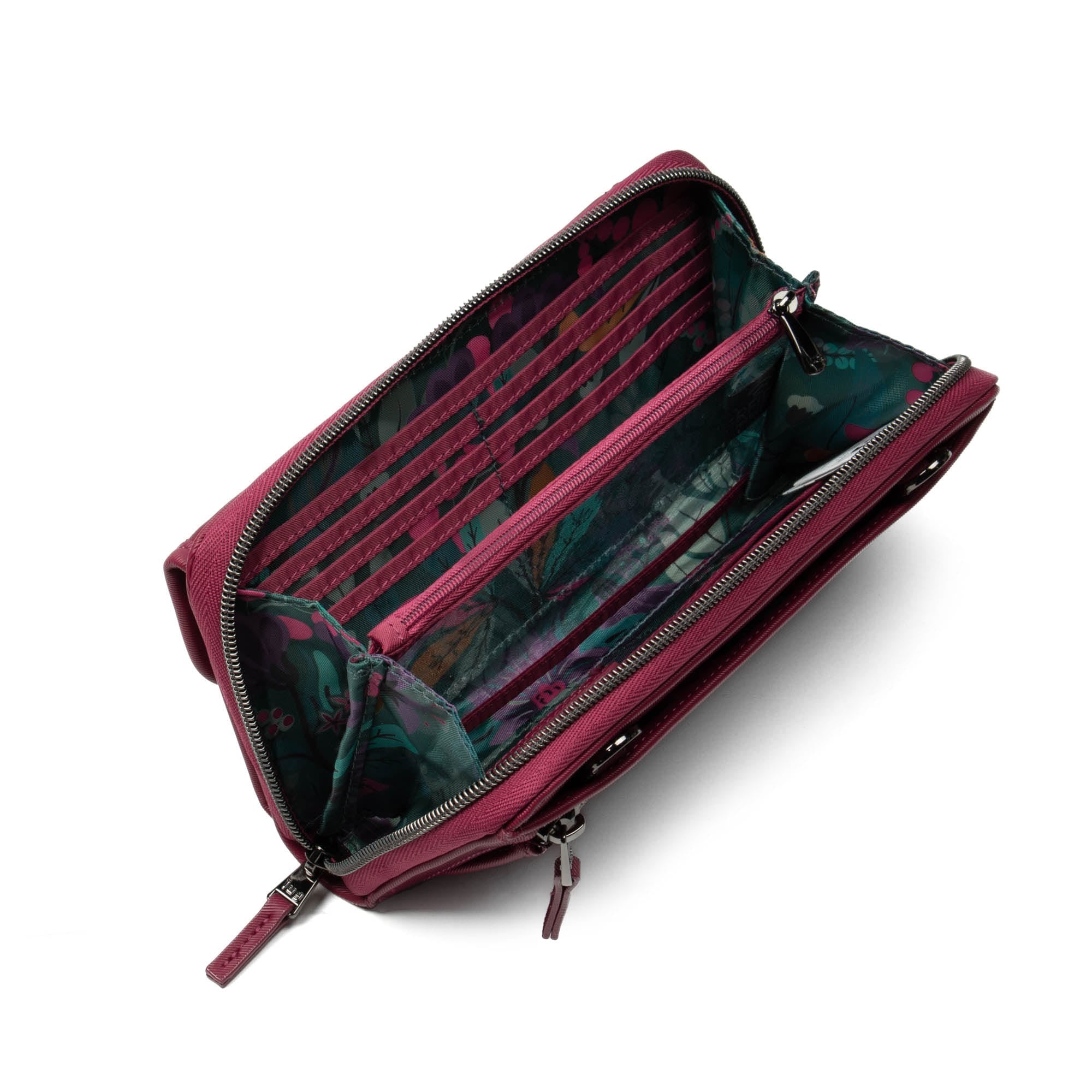 Kickflip SE Satin Luxe VL RFID Wallet - RASPBERRY - KickflipSE_SatinLuxe_Raspberry_06